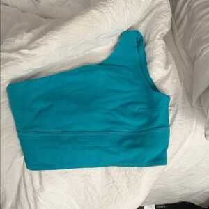 Sincerely Jules Vibrant Blue One-Shoulder Top